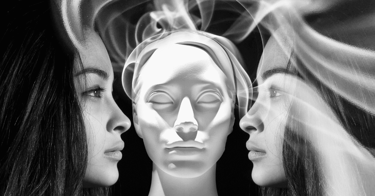 Dissociative Identity Disorder. Two or more distinct identity states sharing one body, alongside gaps in memory that go far beyond ordinary forgetfulness. Rooted almost always in severe early trauma. DID symptoms, dissociative identity disorder vs schizophrenia, multiple personality disorder, DID treatment, DID causes trauma