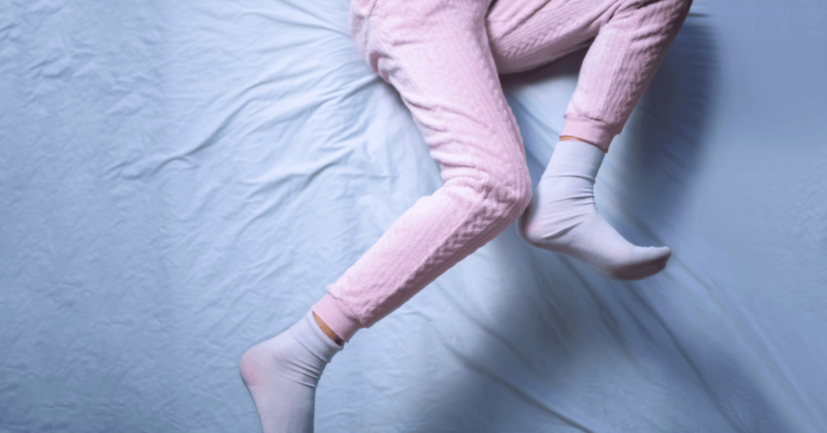 Restless Legs Syndrome. An uncomfortable urge to move the legs, worst in the evening and at rest, relieved temporarily by movement itself. RLS symptoms, restless legs syndrome causes, restless legs syndrome treatment, RLS iron deficiency, restless legs syndrome pregnancy